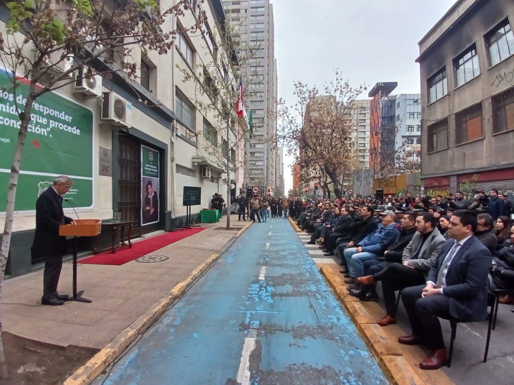 Rodrigo Mora, Director General de la CAJ Metropolitana, fue invitado al acto.