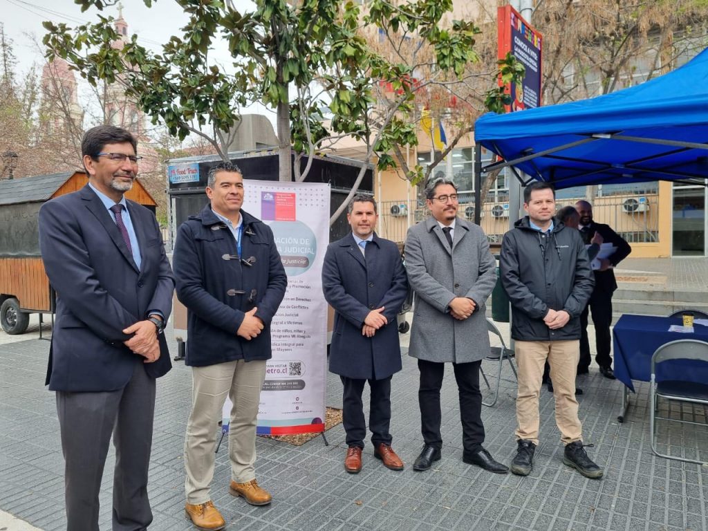 Día Nacional de Acceso a la Justicia en O'Higgins, en la Plaza de Los Héroes de Rancagua